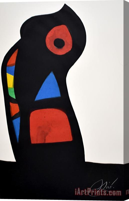 Joan Miro The Ustashi L'oustachi, 1978 Stretched Canvas Painting / Canvas Art
