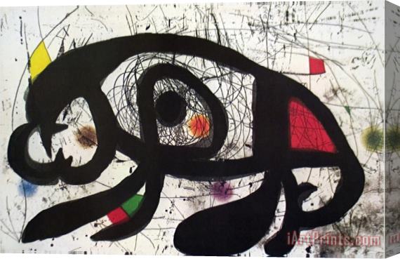 Joan Miro Untitled Stretched Canvas Print / Canvas Art