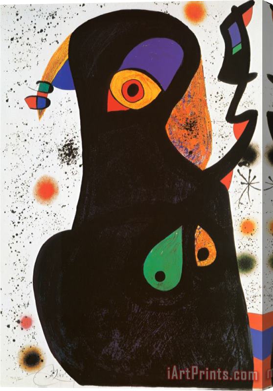 Joan Miro Vladimir Stretched Canvas Painting / Canvas Art
