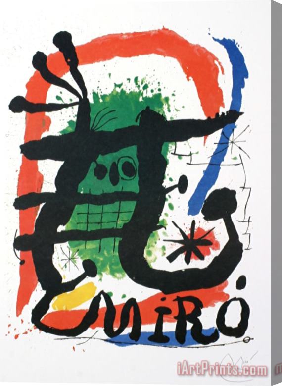 Joan Miro Xxieme Siecle 20th Century Stretched Canvas Print / Canvas Art