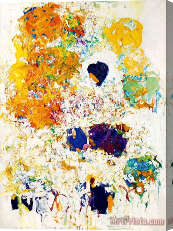 Joan Mitchell Blueberry, 1969 Stretched Canvas Painting / Canvas Art
