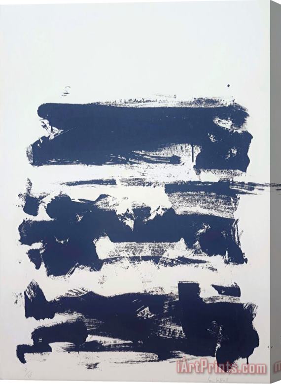 Joan Mitchell Champs (grey), 1991 1992 Stretched Canvas Print / Canvas Art