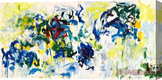Joan Mitchell River II, 1986 Stretched Canvas Print / Canvas Art