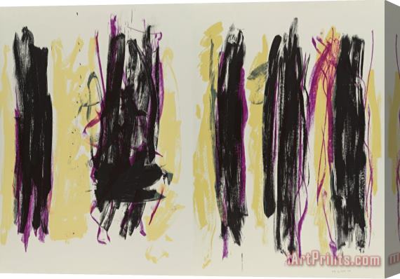 Joan Mitchell Trees Iii, Diptych, 1992 Stretched Canvas Print / Canvas Art