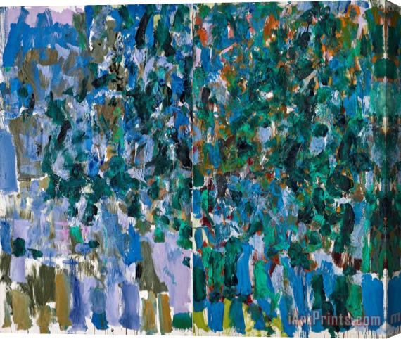 Joan Mitchell Untitled, 1977 Stretched Canvas Print / Canvas Art