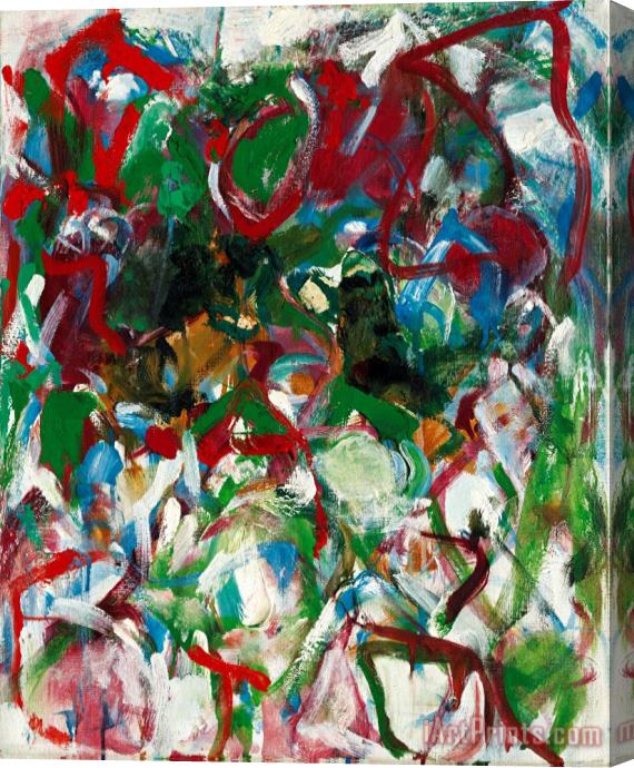 Joan Mitchell Untitled Stretched Canvas Painting / Canvas Art