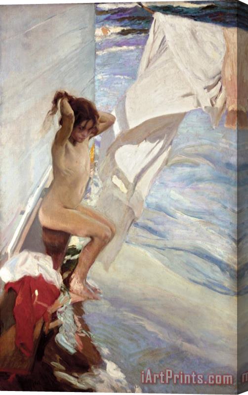 Joaquin Sorolla y Bastida Before Bathing Stretched Canvas Painting / Canvas Art