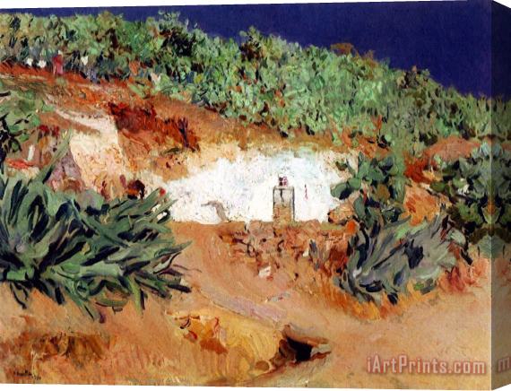 Joaquin Sorolla y Bastida Gypsies' House on Sacromonte Stretched Canvas Print / Canvas Art