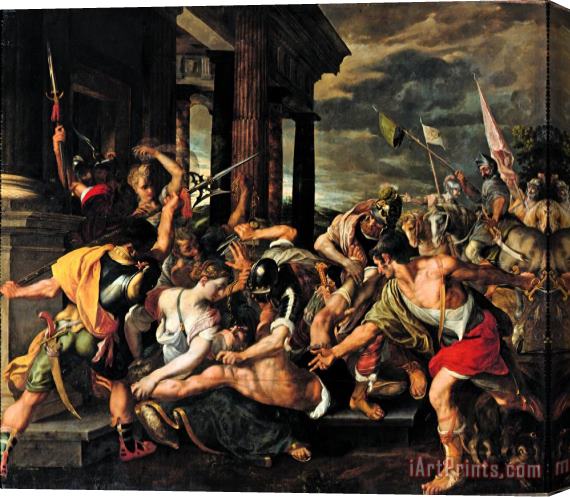 Jodocus van Winghe Delilah's Betrayal And Samson's Imprisonment by The Philistines Stretched Canvas Painting / Canvas Art