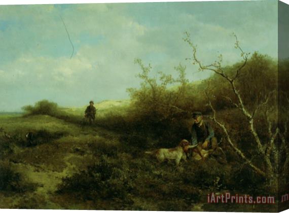 Johan Mari Ten Kate Pheasant Shooting Stretched Canvas Print / Canvas Art