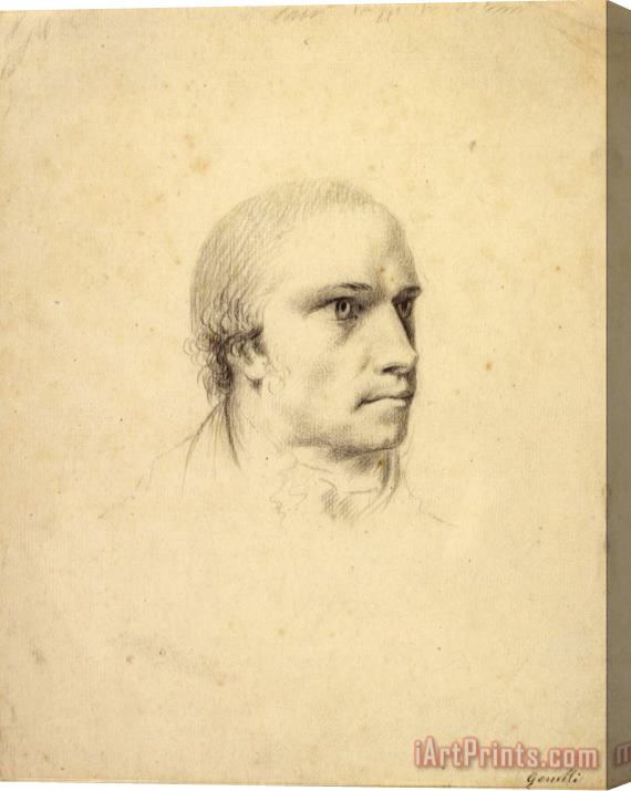 Johann Heinrich Wilhelm Tischbein Portrait of Antonio Canova Stretched Canvas Print / Canvas Art