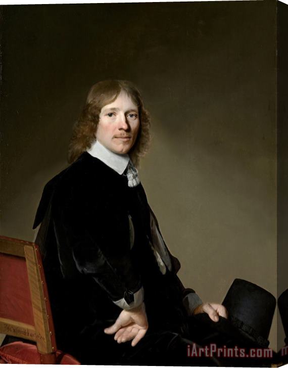 Johannes Cornelisz. Verspronck Portrait of Eduard Wallis Stretched Canvas Painting / Canvas Art