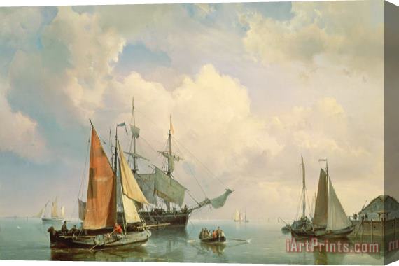 Johannes Hermanus Koekkoek Marine Stretched Canvas Print / Canvas Art