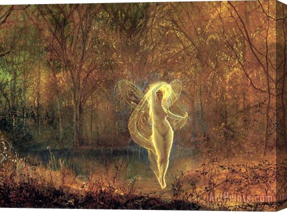 John Atkinson Grimshaw Dame Autumn Hath a Mournful Face Stretched Canvas Print / Canvas Art