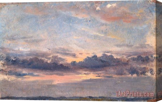 John Constable A Cloud Study, Sunset Stretched Canvas Print / Canvas Art