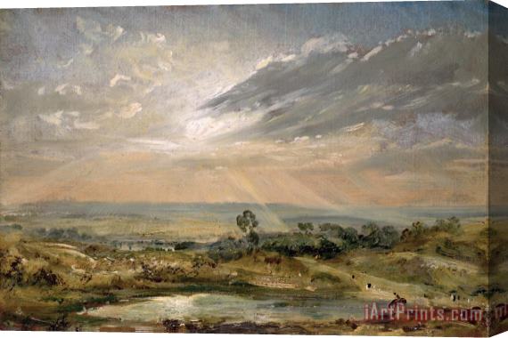 John Constable Branch Hill Pond Hampstead Stretched Canvas Print / Canvas Art