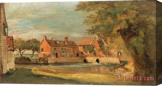 John Constable Flatford Mill Stretched Canvas Print / Canvas Art