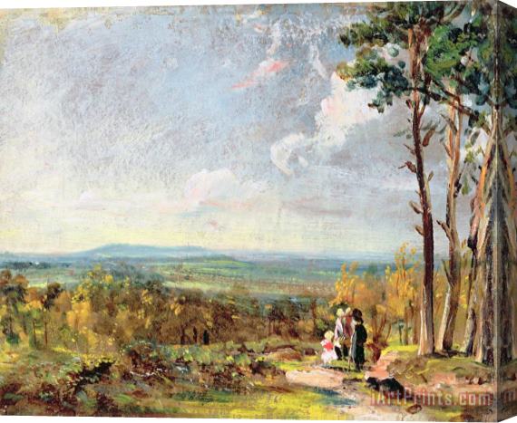 John Constable Hampstead Heath Looking Towards Harrow Stretched Canvas Print / Canvas Art