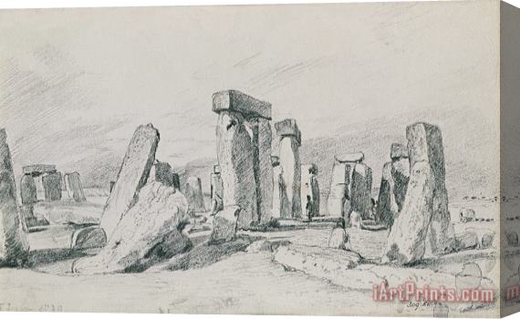 John Constable Stonehenge Wiltshire Stretched Canvas Print / Canvas Art