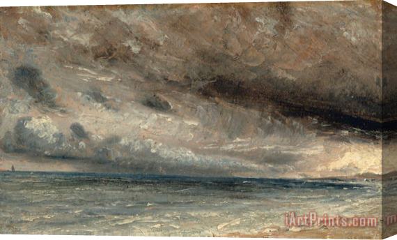 John Constable Stormy Sea, Brighton Stretched Canvas Print / Canvas Art