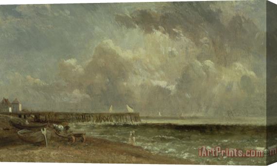 John Constable Yarmouth Pier Stretched Canvas Painting / Canvas Art