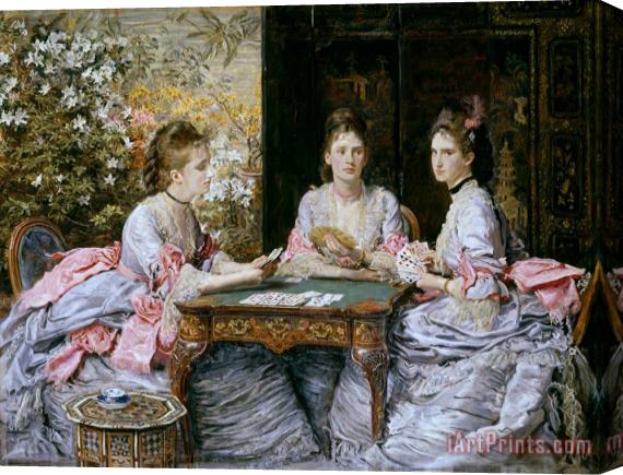 John Everett Millais Hearts Are Trumps Stretched Canvas Print / Canvas Art