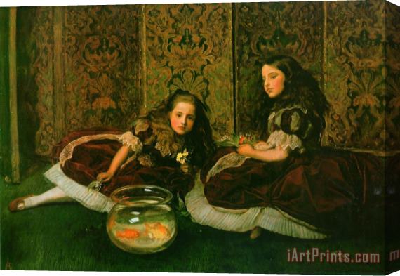 John Everett Millais Leisure Hours Stretched Canvas Print / Canvas Art