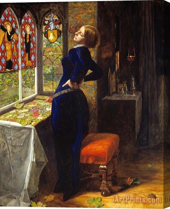 John Everett Millais Mariana in The Moated Grange Stretched Canvas Print / Canvas Art