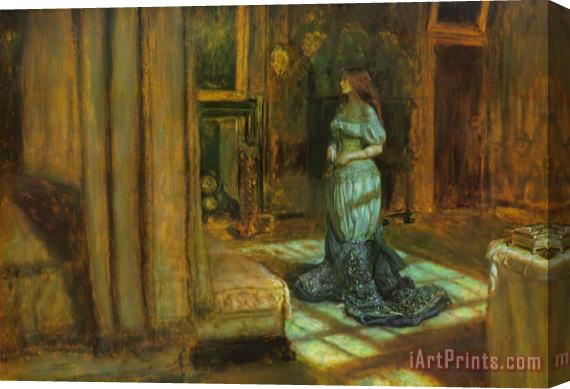 John Everett Millais The Eve of St. Agnes Stretched Canvas Print / Canvas Art