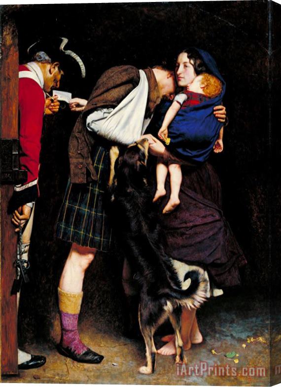 John Everett Millais The Order of Release, 1746 Stretched Canvas Print / Canvas Art