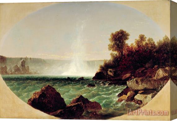 John F Kensett Niagara Falls Stretched Canvas Painting / Canvas Art