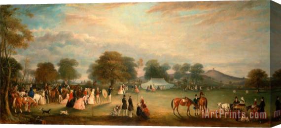 John Ferneley Archery Meeting in Bradgate Park, Leicestershire Stretched Canvas Painting / Canvas Art