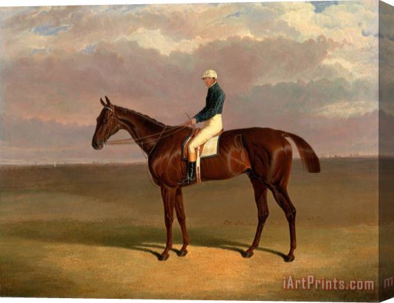 John Frederick Herring 'margrave' with James Robinson Up Stretched Canvas Print / Canvas Art