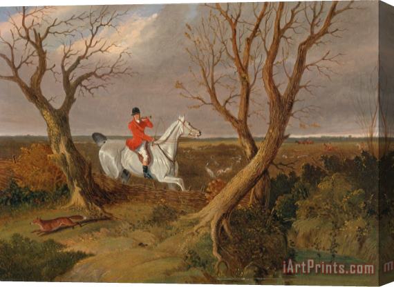 John Frederick Herring The Suffolk Hunt Gone Away Stretched Canvas Print / Canvas Art