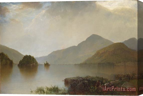 John Frederick Kensett Lake George Stretched Canvas Painting / Canvas Art