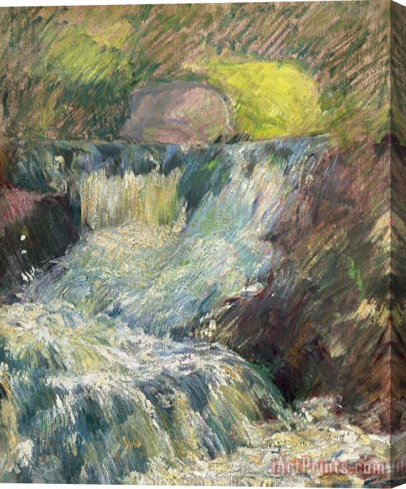 John Henry Twachtman Horseneck Falls Stretched Canvas Painting / Canvas Art