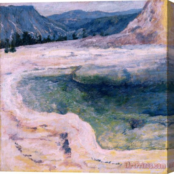 John Henry Twachtman The Emerald Pool Stretched Canvas Painting / Canvas Art