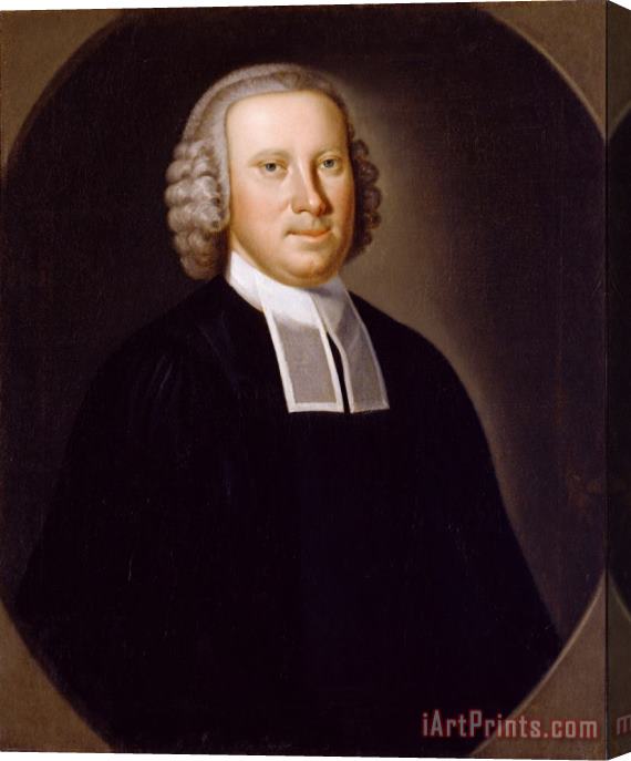 John Hesselius Rev. Richard Brown Stretched Canvas Print / Canvas Art