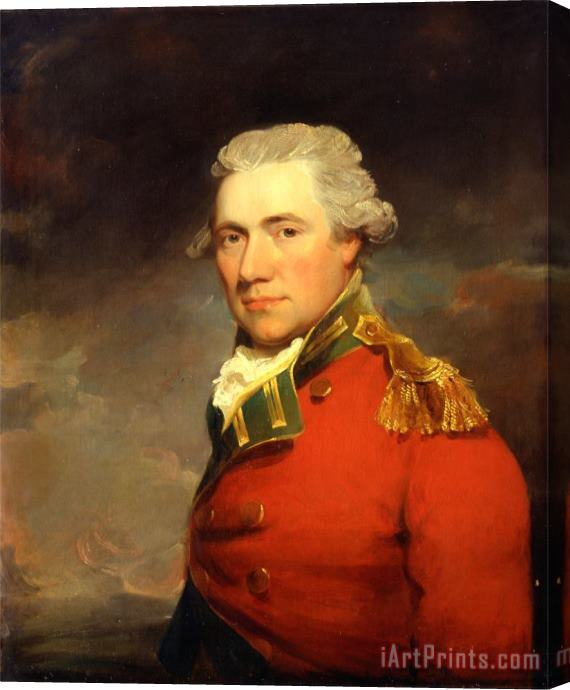 John Hoppner An Unknown British Officer, Probably of 11th (north Devonshire) Regiment of Foot, C.1800 Stretched Canvas Print / Canvas Art