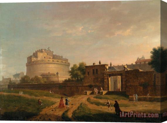 John Inigo Richards Castel Sant'angelo, Rome Stretched Canvas Print / Canvas Art