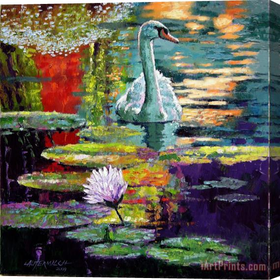 John Lautermilch Evening Reflections Stretched Canvas Painting / Canvas Art