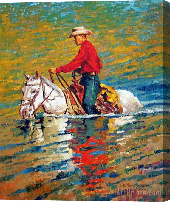 John Lautermilch In Deep Water Stretched Canvas Painting / Canvas Art