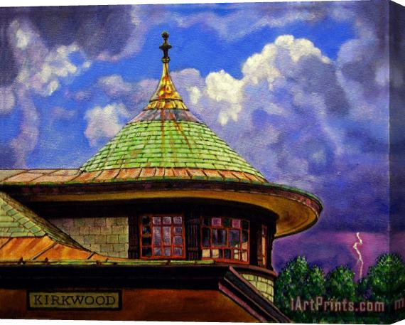 John Lautermilch Kirkwood Train Station Stretched Canvas Painting / Canvas Art