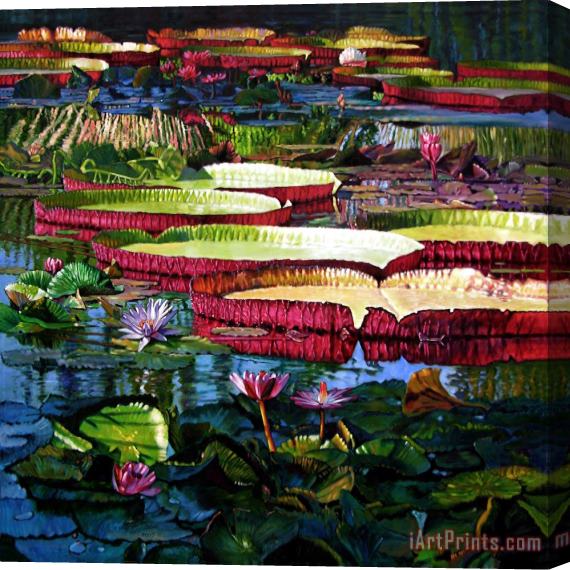 John Lautermilch Tapestry of Color and Light Stretched Canvas Painting / Canvas Art