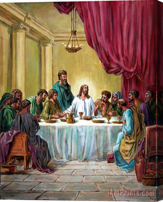 John Lautermilch The Last Supper Stretched Canvas Print / Canvas Art