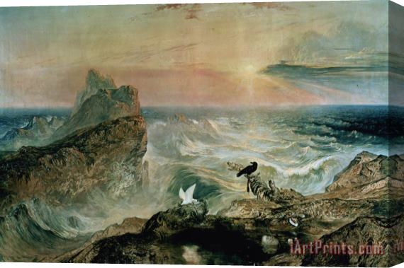 John Martin Assuaging of the Waters Stretched Canvas Painting / Canvas Art