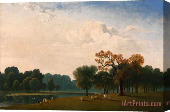 John Martin Kensington Gardens 2 Stretched Canvas Print / Canvas Art
