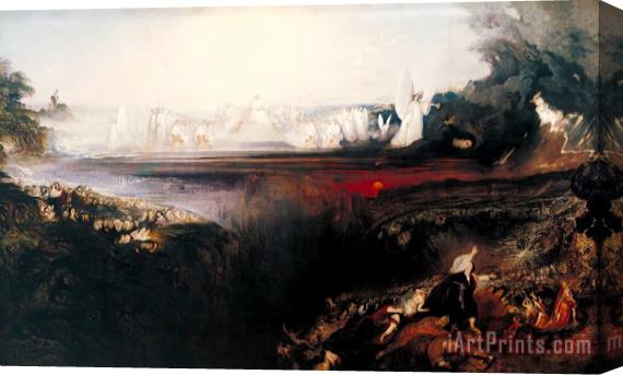 John Martin The Last Judgement Stretched Canvas Painting / Canvas Art