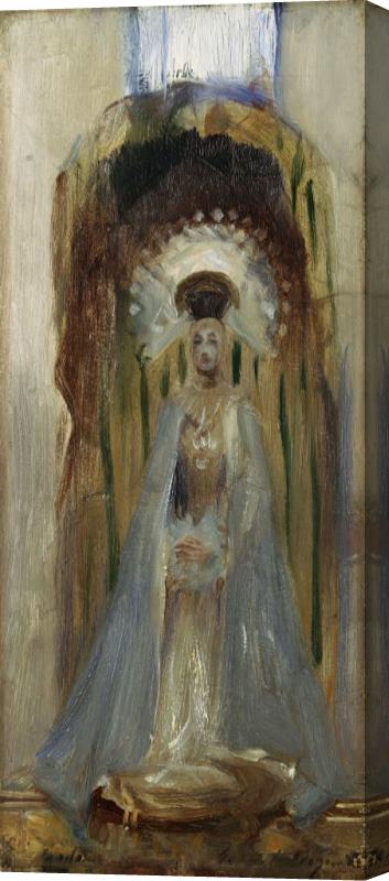John Singer Sargent A Spanish Madonna Stretched Canvas Print / Canvas Art