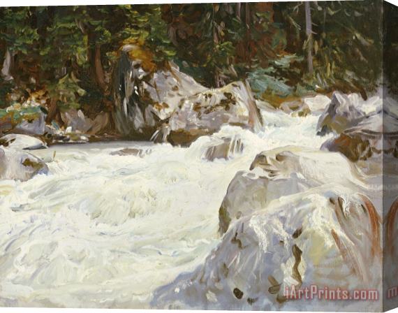 John Singer Sargent A Torrent in Norway Stretched Canvas Print / Canvas Art